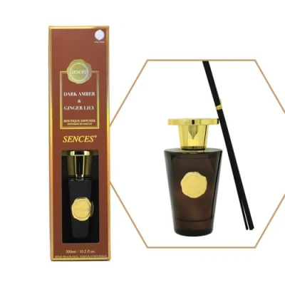 Image of Baltus Reed Diffuser 300ml Sences Dark Amber Ginger Lily Air Freshener Aroma Fragrance