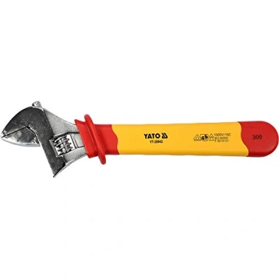 Image of Yato yt 20942 Insulated Adjustable Wrench 300 mm VDE