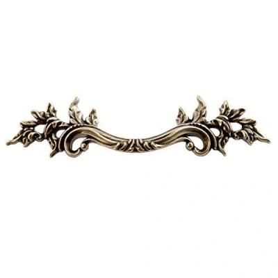 Image of Mgoodoo Pull Handle for Dresser Cupboard Closet Drawer Pulls Cabinet Door Knob Furniture Hardware European Style Vintage (2pcs, Bronze)