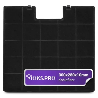 Image of Viоks.pro Filter for Extractor Hood 300 x 280 mm Replacement Gorenje 180177 AH004 Amica KF17134 KH17101 KH17106 Baumann FWK300 Carbon Cooker Odour Active