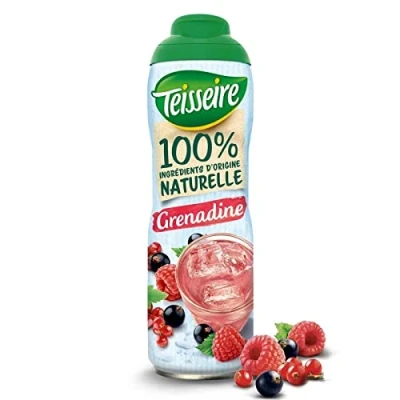 Image of TEISSEIRE Grenadine Syrup 60 cl Pack of 4