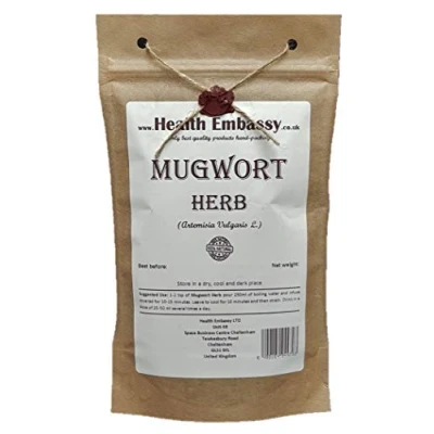 Image of Health Embassy Mugwort Herb (Artemisia Vulgaris L.) Loose Herbal Tea (50g)