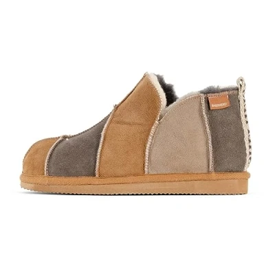 Image of Shepherd of Sweden Annie Sheepskin Slippers Limited Edition Patchwork Women 100% Real Soft and Warm 4 UK