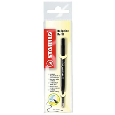 Image of Ballpoint Pen STABILO Refills Pack of 1 Black