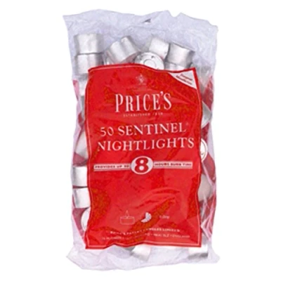 Image of Prices Candles Sentinel Nightlights Tealights Bag Of 50