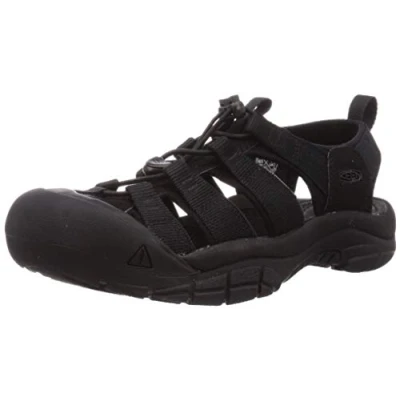 Image of KEEN Men&#039;s Newport H2 Sandal, Triple Black, 6.5 UK