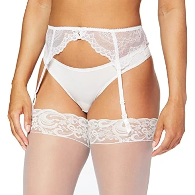 Image of Gossard Superboost Suspender Suspenders, Women&#039;s, Size: XS, White