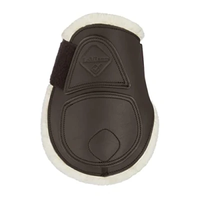 Image of LeMieux Capella Comfort Fetlock Horse Boots Protective Gear and Training Equipment Equine Boots, Wraps &amp; Accessories (Brown/Size 1)