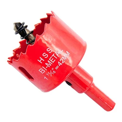 Image of 42mm Hole Saw LAIWEI Cutter,For Drilling Wood, Aluminum Profiles,PVC and Other Materials(1 11/16&quot;(42mm))…