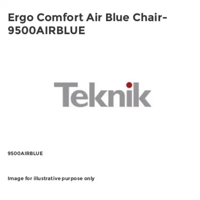 Image of Teknik Office 9500AIRBLUE Ergo Comfort Air Fabric Chair Blue