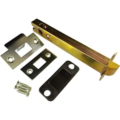 Image of D&amp;H™ 152mm 6&quot; Inch Double Sprung Tubular Mortice Latch Brushed Satin Chrome 130mm Backset