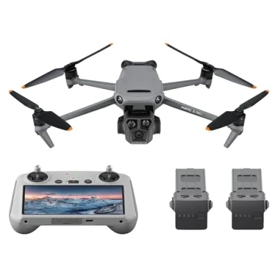 Image of DJI Mavic 3 Pro Fly more Combo with RC (screen remote controller), Flagship Triple Camera Drone 4/3 CMOS Hasselblad Camera, 15km Video Transmission, three Batteries, Charging Hub, and