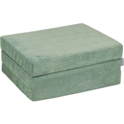 Image of KiddyMoon Multifunctional Foam Mattress Foldable Bed Armchair Kids Children Sofa Folding Toddler Couch Chair For Playroom Bedroom Living Room, Green