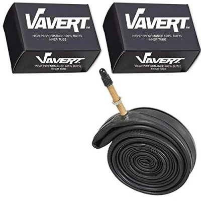 Image of Vavert 700 x 18 25c Road Bike Inner Tubes Presta Valve (Pack of 2)