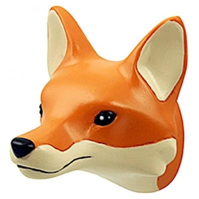 Image of Capventure Fox Wall Hook, Multi Colour, 5.5 x 5 cm