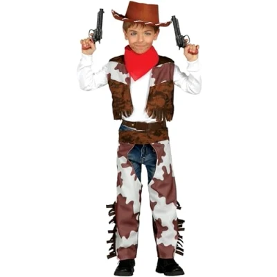 Image of FIESTAS GUIRCA Cowboy Fancy Dress Costume Boy Age 7 9 Years