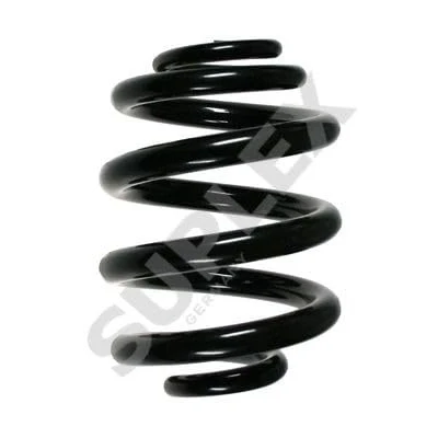 Image of 7J0511115A, 7J0511115E Coil spring SUPLEX 39253 Rear Axle Mini Block, with inconstant wire diameter grey (2x), grey, white