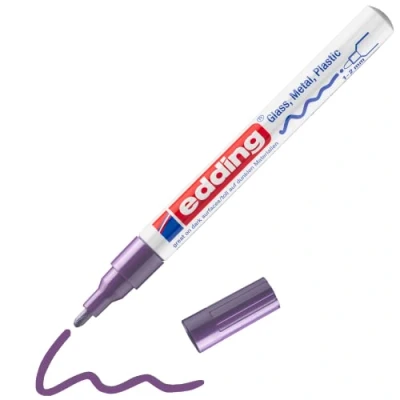 Image of EDDING 751 Paint Marker Pen Bullet TIP Violet