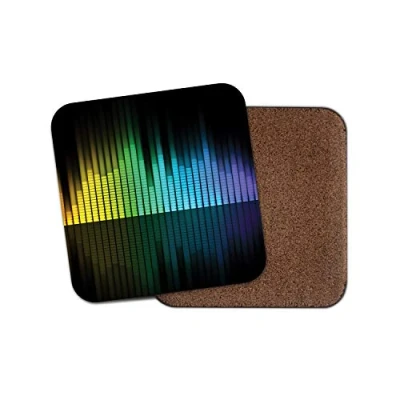 Image of 1 x Music Equalizer Coaster DJ Teen Teenager Brother Son Fun #8878