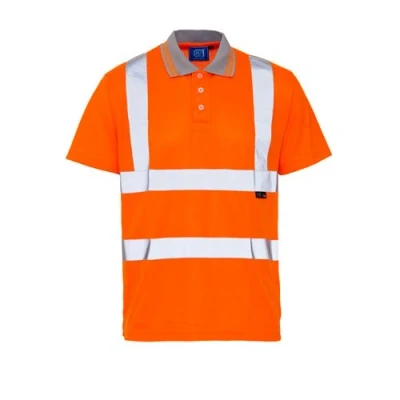 Image of Supertouch J8082 Hi Vis Jogging Bottoms, Medium, Orange