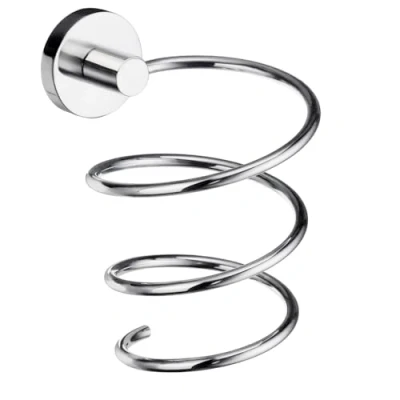 Image of Smedbo &quot;Home&quot; Chromed Hairdryer Holder, Polished Chrome