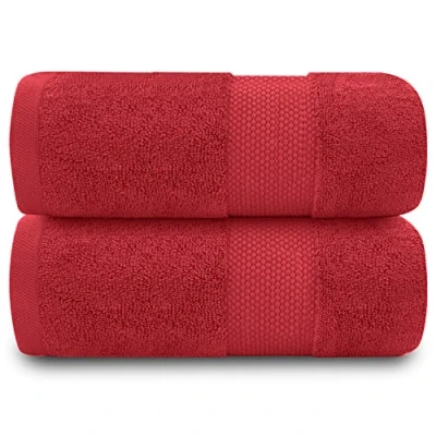 Image of GC GAVENO CAVAILIA Premium 100% Egyptian Cotton Towels Thick Absorbent 700 GSM Miami, Wine, Bath Sheet (90x140 Cm)