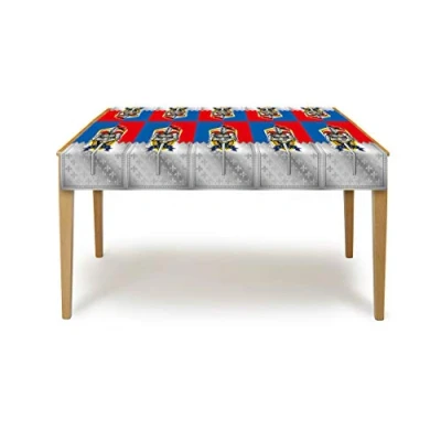 Image of Knights Party Table Cover 130 x 180cm 1