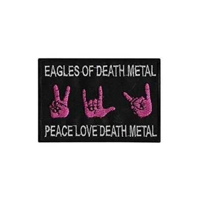 Image of Eagles of Death Metal Stoner Patch Badge Embroidered Iron on Applique Souvenir Accessory