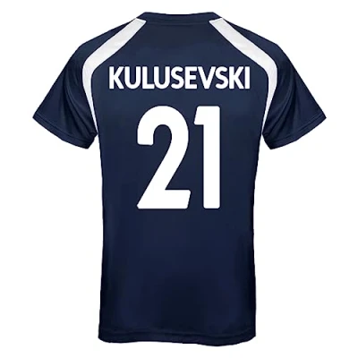 Image of Tottenham Hotspur FC Mens Kulusevski 21 Poly T Shirt Navy XL