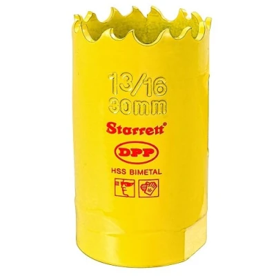 Image of Starrett DH0136 30mm 1.3/16 inch HSS Bi Metal Dual Pitch Professional Hole Saw