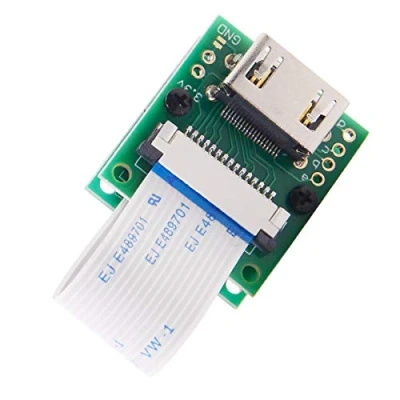 Image of cablecc Raspberry PI Camera Module to HDMI Type A Male HDTV FPC Flat Cable 5cm fit for PES001