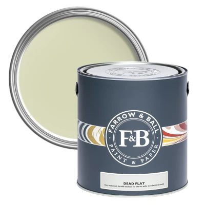 Image of FARROW &amp; BALL NEW DEAD FLAT 206 GREEN GROUND 2.5L