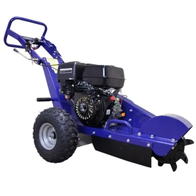 Image of T Mech 15HP Stump Grinder Tool Petrol 4 Stroke Heavy Duty Garden Tree Root Removal