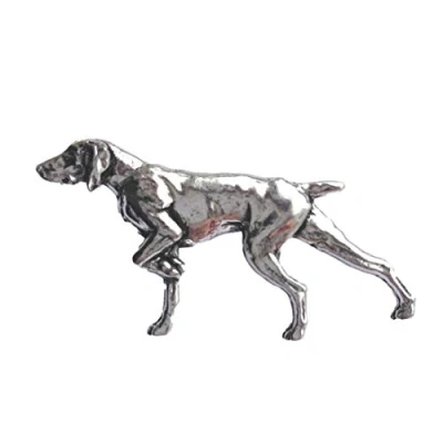 Image of Emblems Gifts Ltd Pointer Dog Badge Hand Made in UK Pewter