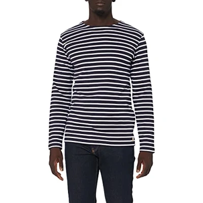 Image of Armor Lux Men&#039;s Heritage Sweater, Navy/White, L