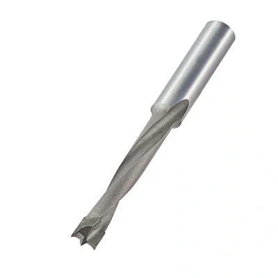 Image of Trend CraftPro Dowel Drill Router Cutter Bit, 1/4 Inch Shank, 5mm Cut Diameter &amp; 35mm Length, Tungsten Carbide Tipped, C174X1/4TC