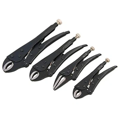 Image of Neilsen ct0980 4 Piece Locking MOLE Grip Pliers, Black