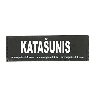 Image of Interchangeable Patches, 1 pair, KATAŠUNIS, Size: Small, Black