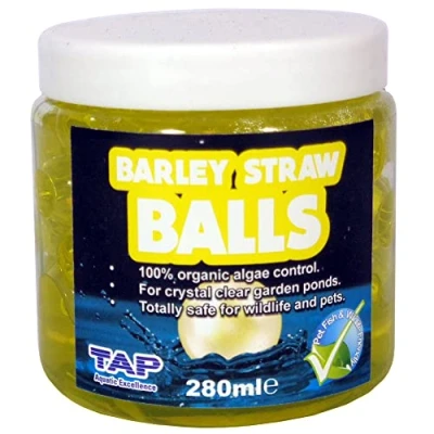 Image of TAP Barley Straw Balls Extract Pond Water Clarity Treatment 280ml