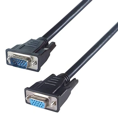 Image of Connekt Gear 2m HD15M to HD15F Double Shielded Fully Wired VGA Extension Cable