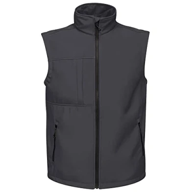 Image of Regatta TRA848 74Y50 Professional Octagon II 3 Layer Waterproof Softshell Body warmer, SealGrey(Bk), S