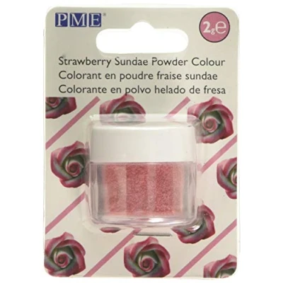 Image of PME Edible Powder Colour Strawberry Sundae