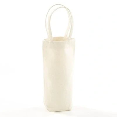 Image of Westford Mill Fair Trade Cotton Bottle Bag Natural One Size