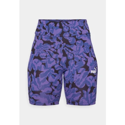 Image of Puma Nature HIGH Waist Short Leggings Leggings, Women&#039;s, Size: XL, Blue crystal