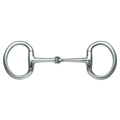Image of Shires Flat Ring Jointed Eggbutt 4&quot;