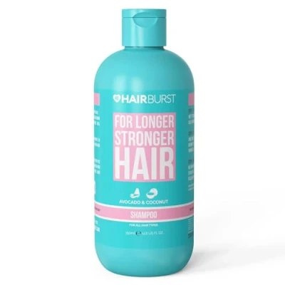 Image of Hair BURST Growth Shampoo For Woman — Reduces Loss Strengthens Growth, Contains No SLS and Parabens, Coconut Avocado Aroma, New Bigger Bottles 350ml