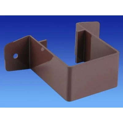 Image of Wavin OSMA 4T833 Brown Pipe Bracket Stand Off for 61mm Square downpipe