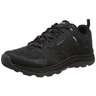 Image of KEEN Women&#039;s Terradora 2 Low Height Waterproof Hiking Shoe, Black/Magnet, 3.5 UK Medium