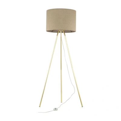 Image of Umberto Tripod Floor Lamp Gold 1xE27