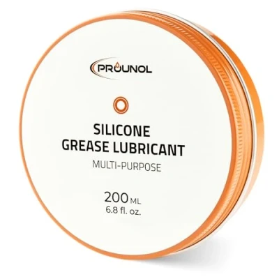 Image of Prounol 100% Silicone Grease, General Purpose Dielectric Paste, Waterproof HT Rubber Grease (200 ml)